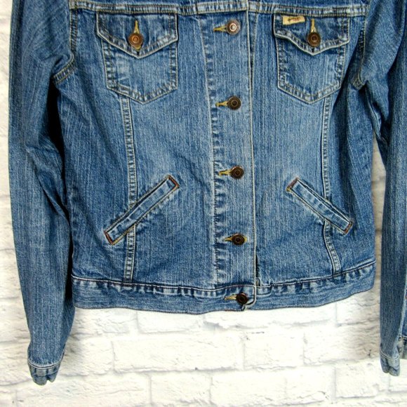 Levi's Women's Denim Trucker Jacket Button Down Size SMALL - Picture 7 of 9